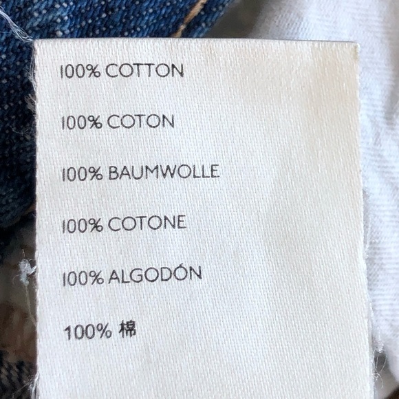 We The Free Button Fly Distresses Jean Shorts Size 27 - Picture 9 of 11